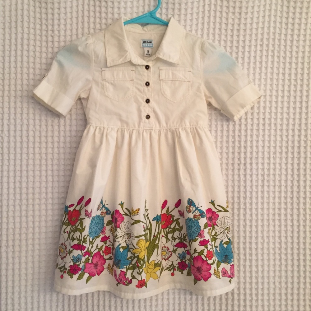 Girls Easter Spring Shirt Dress